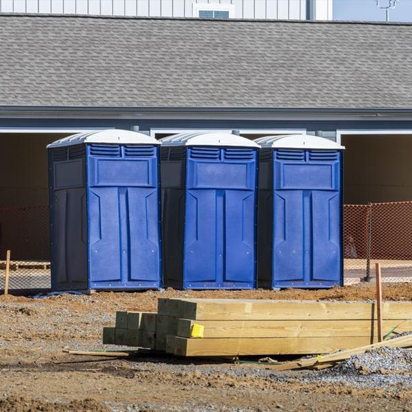 Heavy-duty construction site porta potty in Vallejo, California